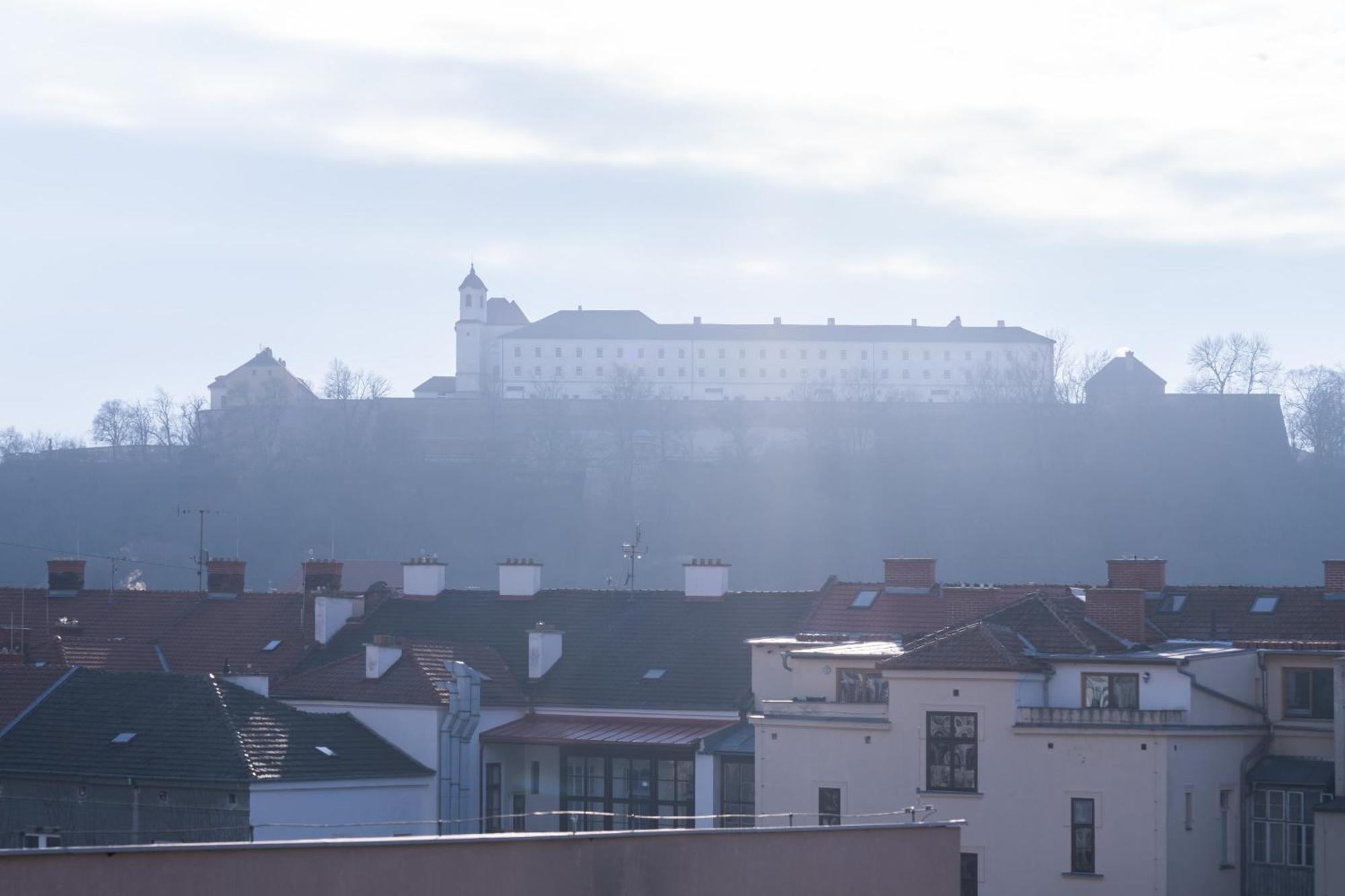 Spielberg Castle View In The Center Of * Brno